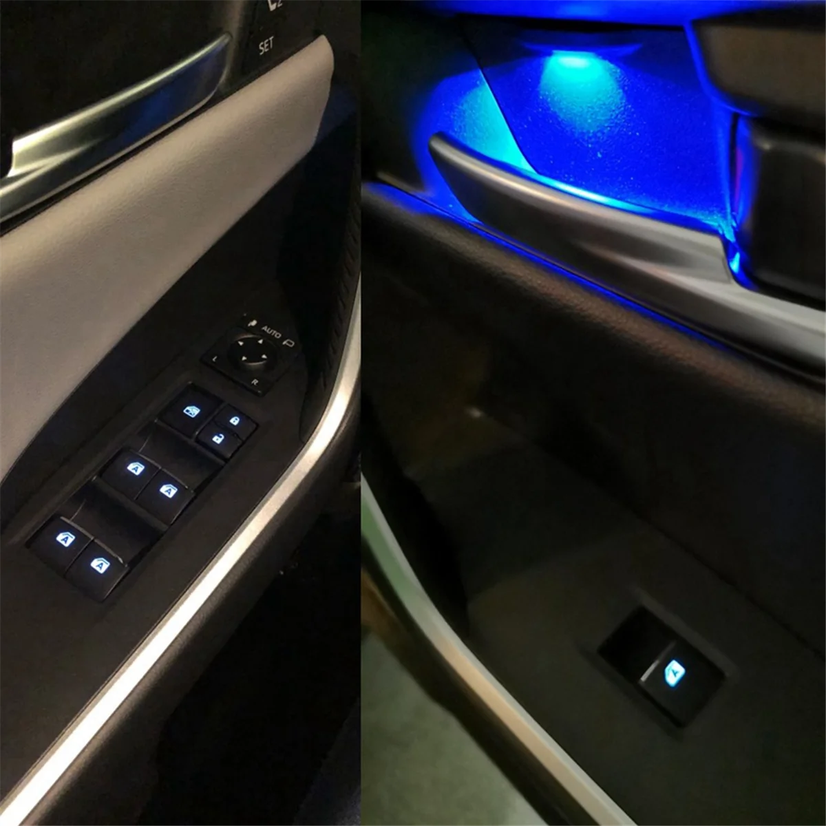 Кнопка Включения Стеклоподъемника с Подсветкой для Toyota RAV4 CHR Corolla Camry 2018-2023 Главный Переключатель Левой Подсветки Изображение 4