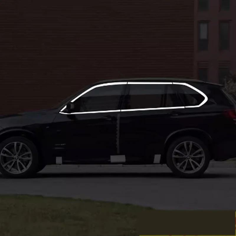 Для автомобиля BMW X5 F15 2014-2018 Нержавеющая сталь Хромированная отделка дверной оконной колонны Защитная полоса Аксессуары Декоративная крышка Изображение 2