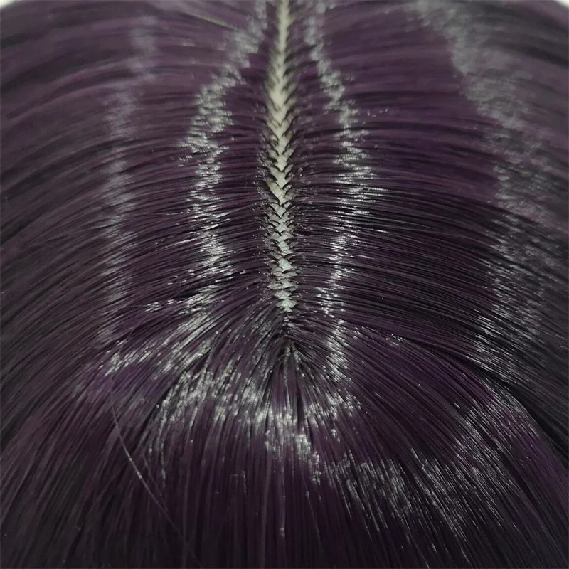 Парик L-email Синтетические волосы FGO Shuten Douji Косплей Парики 30 см Фиолетовый Короткий Косплей Парик Хэллоуин Термостойкие Парики Изображение 3