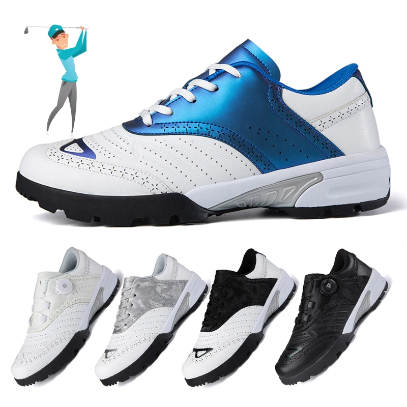 Высококачественная обувь для гольфа, модная цветная обувь для гольфа, повседневная обувь на открытом воздухе, нескользящая спортивная обувь Изображение 0