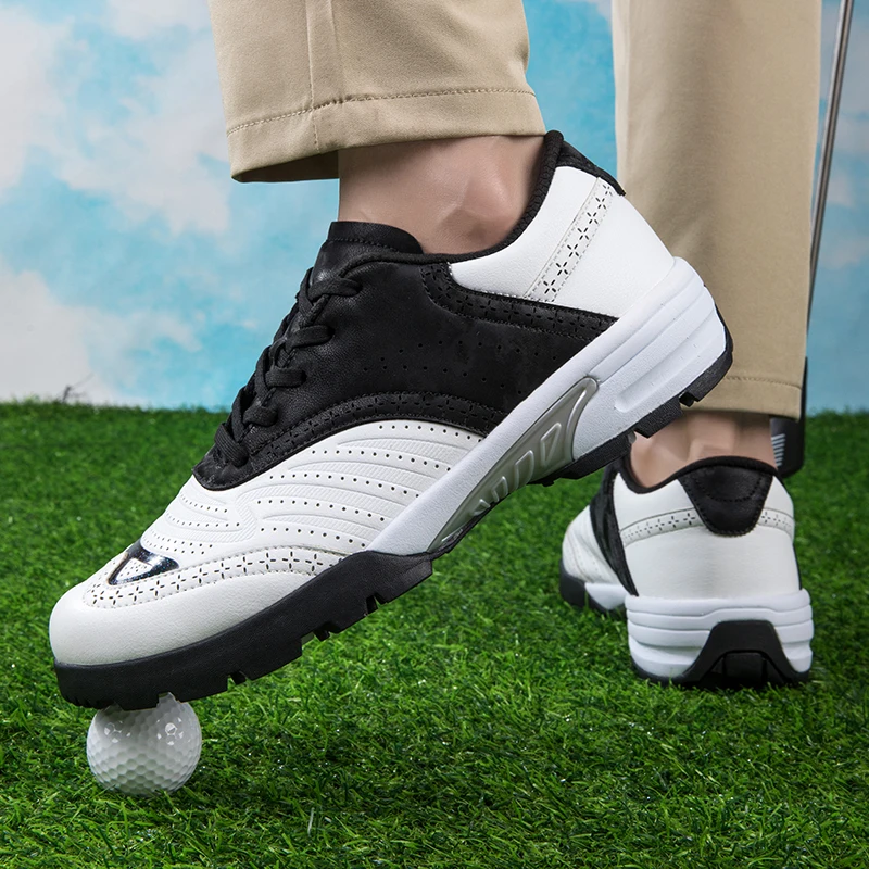 Высококачественная обувь для гольфа, модная цветная обувь для гольфа, повседневная обувь на открытом воздухе, нескользящая спортивная обувь Изображение 3