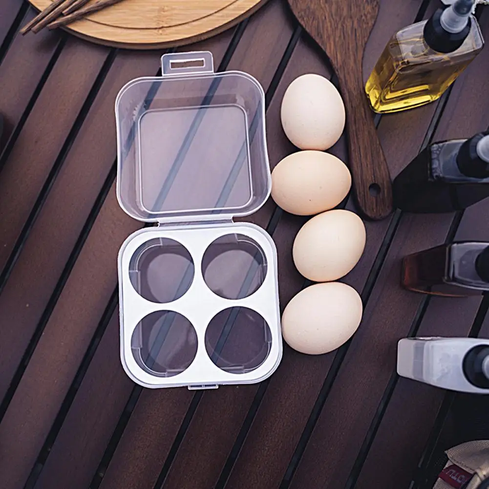 Коробка для яиц, Легкая Коробка для хранения яиц, Прозрачный Прочный Контейнер для яиц для кемпинга и пикника на открытом воздухе Изображение 1