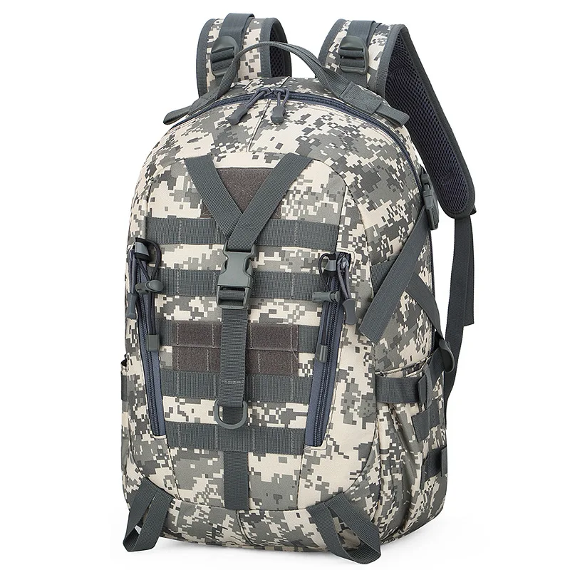 Походный тактический рюкзак для мужчин, спорт на открытом воздухе, Многофункциональный камуфляжный рюкзак большой емкости, Походные военные рюкзаки Изображение 2