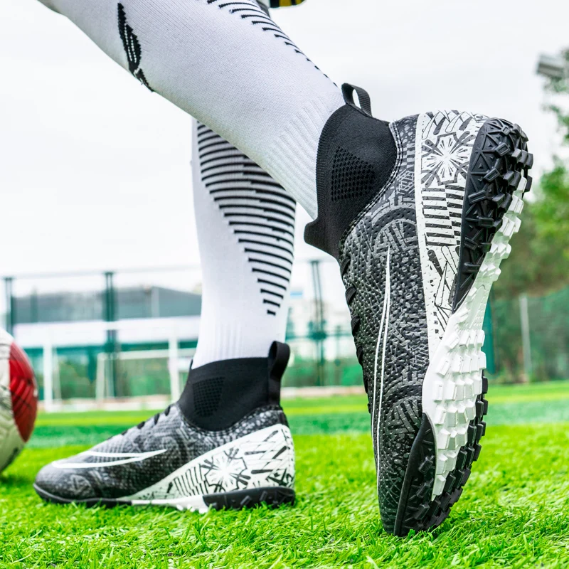 Высококачественная футбольная обувь Для соревнований Haaland, тренировочная обувь, противоскользящие износостойкие футбольные бутсы Fustal, Chuteira Society Изображение 2