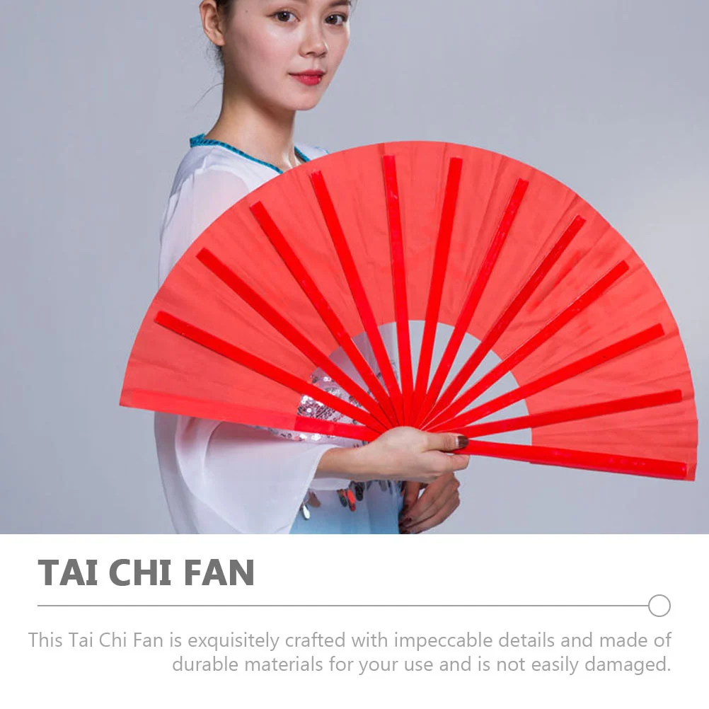 Складной Веер для китайских танцев Складное Представление Chi Style Tai Dance Silk Wushu Artsparty Festival Portablegift Holiday Изображение 1