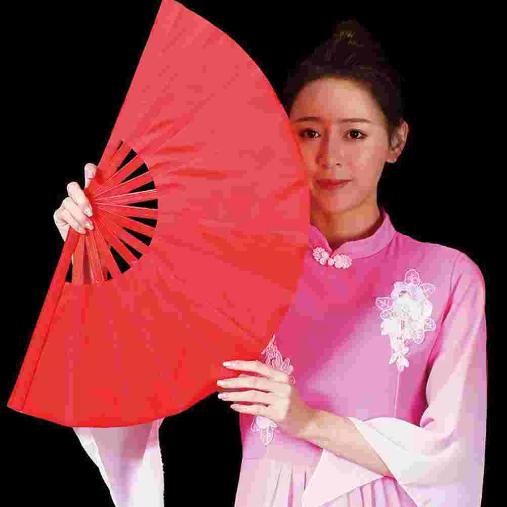 Складной Веер для китайских танцев Складное Представление Chi Style Tai Dance Silk Wushu Artsparty Festival Portablegift Holiday Изображение 4